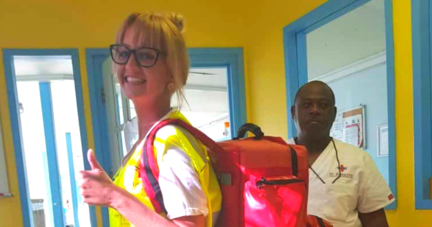 Milou Bronsema leergierige verpleegkundige Sint Eustatius