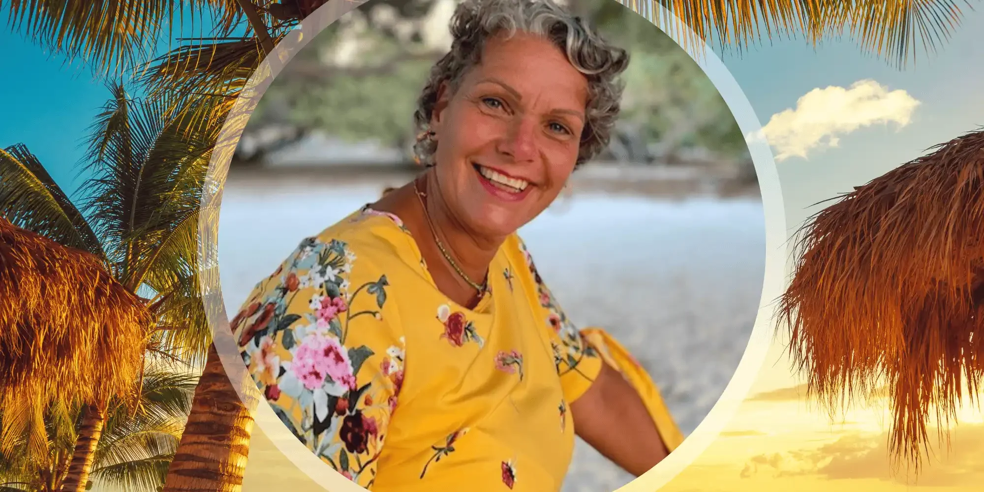 Karin Rutjes ging samen met haar man tijdelijk op Aruba wonen.