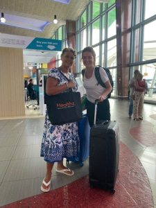 Wonen en werken op Aruba, Karin Rutjes, betoverend eiland, tweede thuis, "de entourage", collega's verwelkomen.