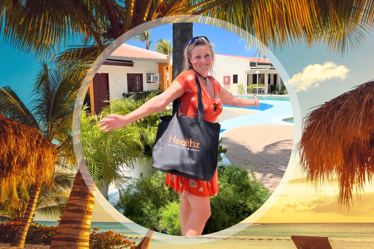 Mirjam, SEH-verpleegkundige, aan het werk op Aruba via Healthz