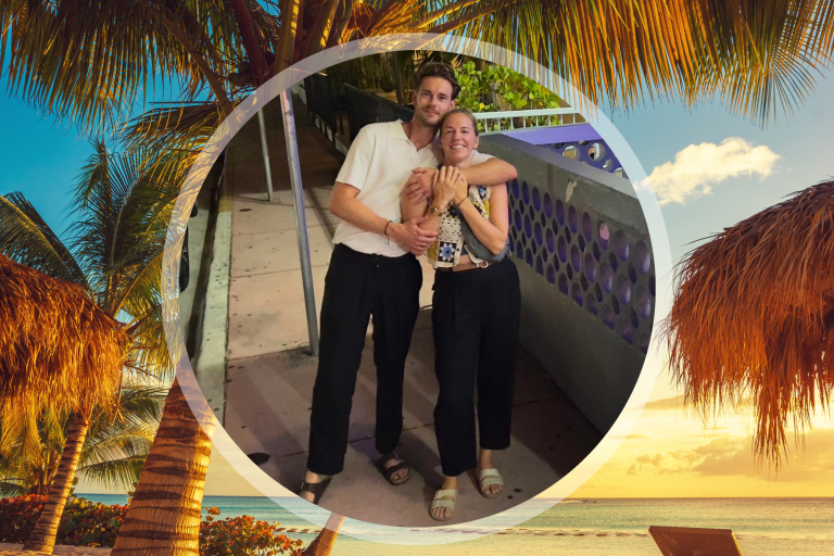 Belgische IC-verpleegkundigen Anouk en Pieter-Jan samen op Aruba via Healthz
